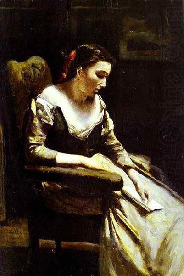 The Letter, Jean-Baptiste Camille Corot